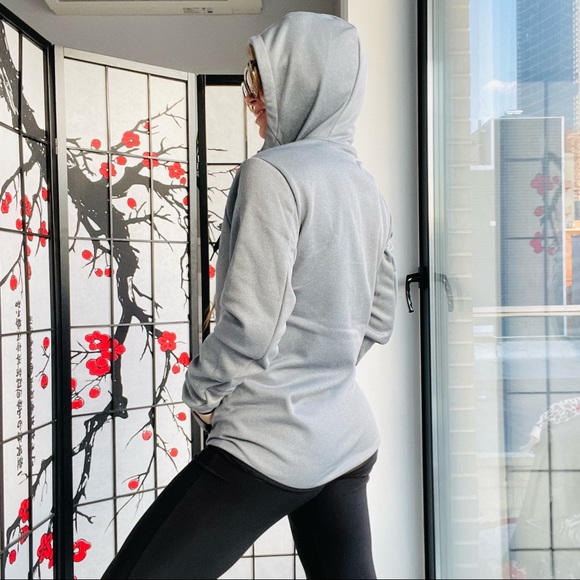 Nike NBA League Nike Hood Ribbed Textured Fleeced Jacket - Picture 9 of 17